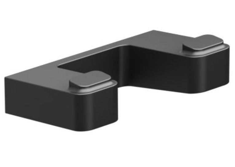  Подвійний гачок Ravak 10° black X07P554