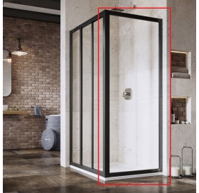 Стінка для душової кабінки Ravak APSS-90 198 чорний+transparent 940703R2Z1