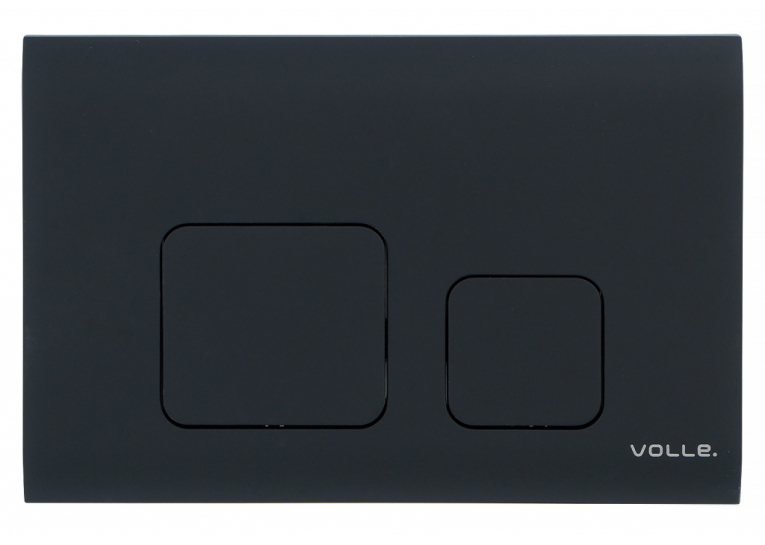  Клавіша змиву Volle CUADRA EVO, чорний soft-touch (222113)