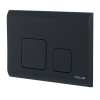  Клавіша змиву Volle CUADRA EVO, чорний soft-touch (222113)