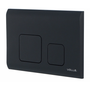 Клавіша змиву Volle CUADRA EVO, чорний soft-touch (222113)