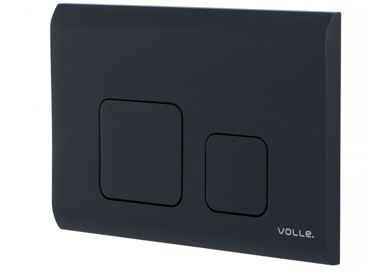 Клавиша смыва Volle CUADRA EVO, черный soft-touch (222113)