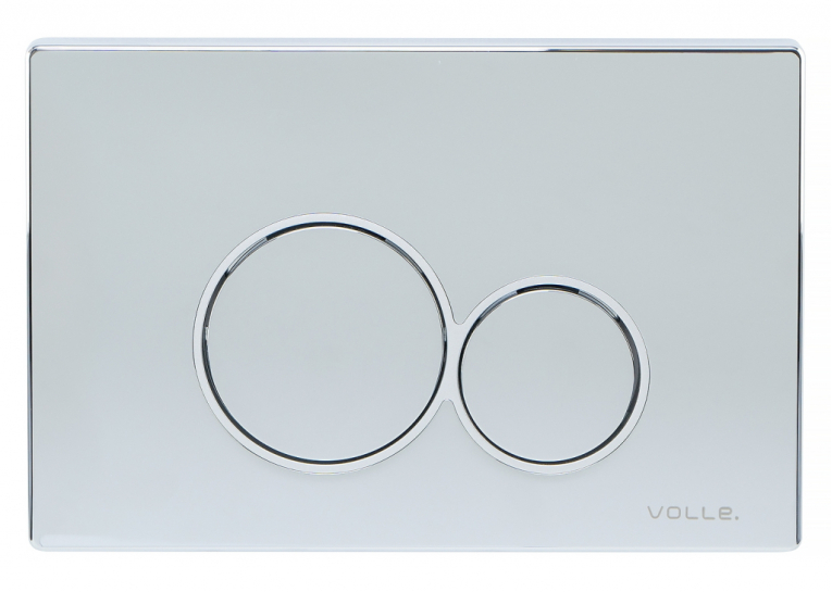  Клавіша змиву Volle VISO EVO, хром (222121)