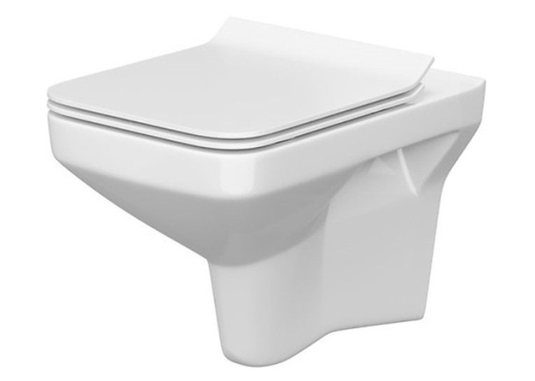  Унітаз підвісний 742 Cersanit Como Clean On із сидінням дюропласт soft-close (K701-102)