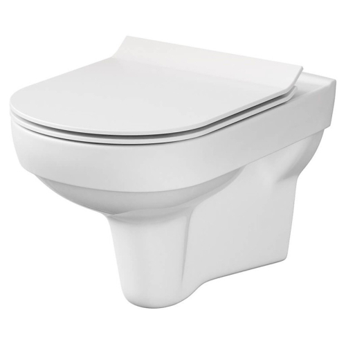Унітаз підвісний 749 Cersanit City CleanOn K701-143 з сидінням Slim Soft Close дюропласт