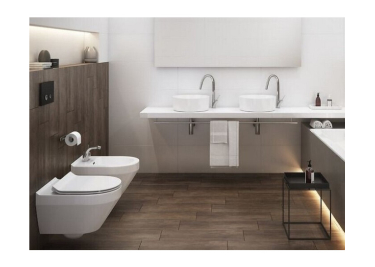 Унитаз подвесной Cersanit Crea Clean On с сиденьем Slim (S701-403)