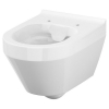 Унитаз подвесной Cersanit Crea Clean On с сиденьем Slim (S701-403)