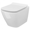  Унітаз підвісний Cersanit B220 CITY SQUARE CLEAN ON із сидінням дюропласт soft-close S701-405