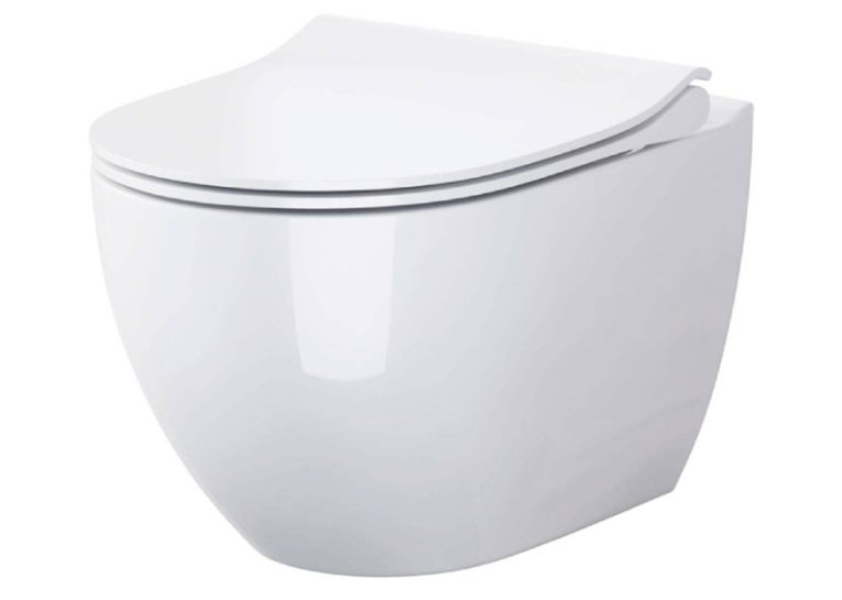 Унитаз подвесной Cersanit B246 Zen Clean On с сиденьем дюропласт soft-close (S701-428)