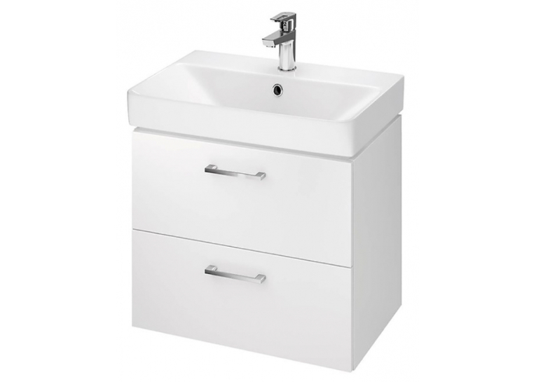 Тумба Cersanit Lara и раковина Mille Slim 50 S801-356