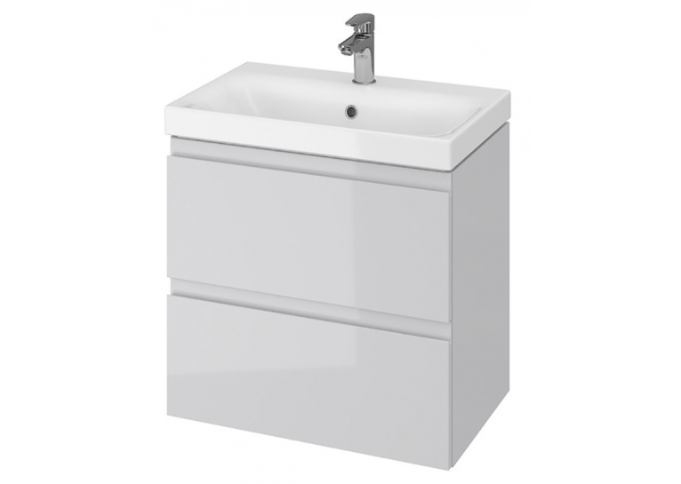  Тумба для умивальника Cersanit Moduo Slim 60 сіра S929-003