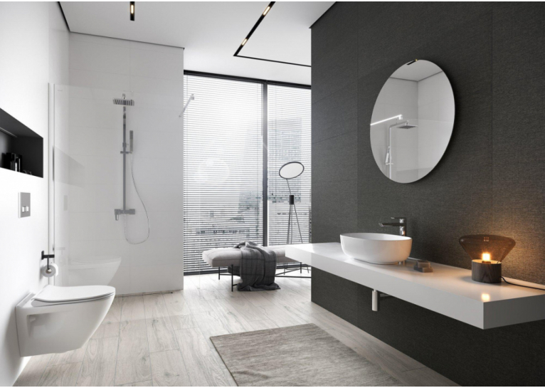  Душова стінка Cersanit Walk-in MILLE 100х200 см хром S161-001
