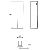  П'єдестал Cersanit DECO K12-014-PT