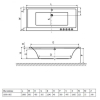  Ванна акрилова RADAWAY ARIDEA Lux 200x90 (WA1-24-200x090US) + ніжки (NWE-68) + сифон R135L