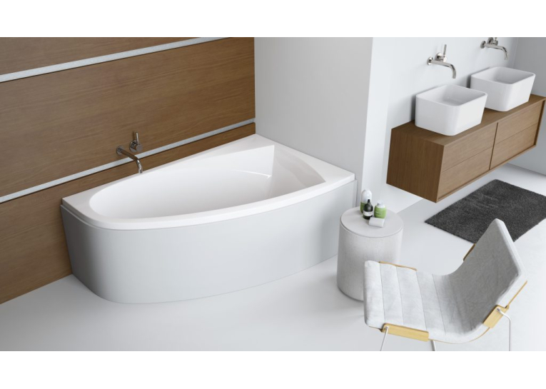  Ванна акрилова RADAWAY RINEIA 150x095 (WA1-31-150x095LS) + ніжки (NWE-68) + сифон R135L