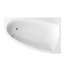 Ванна акриловая RADAWAY RINEIA 160x100 (WA1-31-160x100PS) + ножки (NWE-68) + сифон R135L