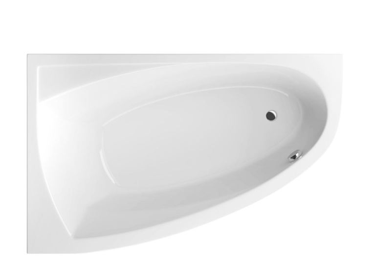  Ванна акрилова RADAWAY RINEIA 160x100 (WA1-31-160x100LS) + ніжки (NWE-68) + сифон R135L