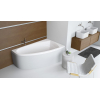  Ванна акрилова RADAWAY RINEIA 160x100 (WA1-31-160x100LS) + ніжки (NWE-68) + сифон R135L