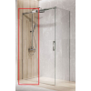  Бічна стінка Radaway Espera Pro KDJ 640Lx2000 хром/прозоре скло 10092140-01-01L