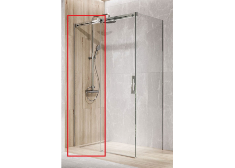  Бічна стінка Radaway Espera Pro KDJ 640Lx2000 хром/прозоре скло 10092140-01-01L
