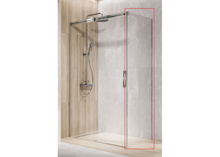  Бічна стінка Radaway Espera Pro S1 900x2000 хром/прозоре скло 10093090-01-01