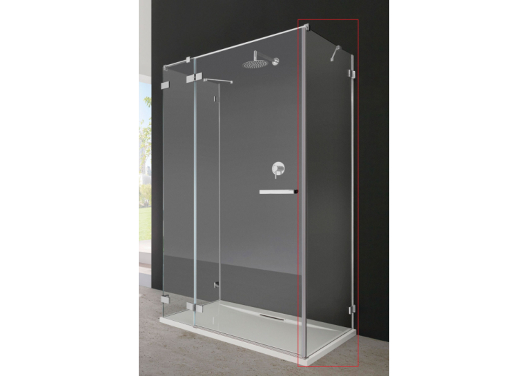  Бічна стінка Radaway Euphoria S1 900X2000 хром/прозоре скло 383050-01