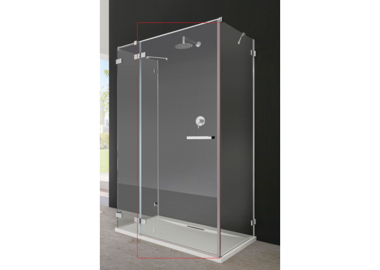  Душові двері Radaway Euphoria G 812Lx2000 хром/прозоре скло 383812-01L