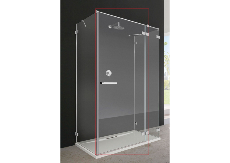  Душові двері Radaway Euphoria G 812Rx2000 хром/прозоре скло 383812-01R