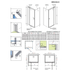  Душові двері Radaway NES KDJ II 1000Lx2000 хром/прозоре скло 10032100-01-01L