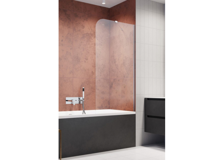 Шторка для ванны Radaway Torrenta PNJ II 800Rx150 хром/прозрачное стекло 1201101-101R