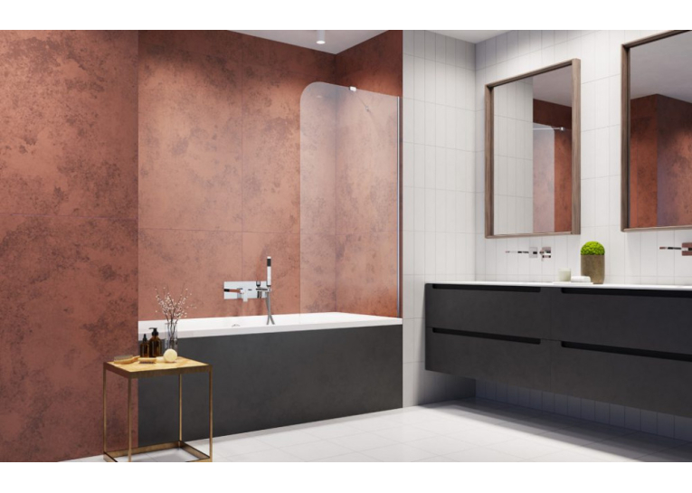 Шторка для ванны Radaway Torrenta PNJ II 800Rx150 хром/прозрачное стекло 1201101-101R