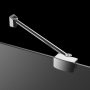 Шторка для ванны Radaway Torrenta PNJ II 800Rx150 хром/прозрачное стекло 1201101-101R
