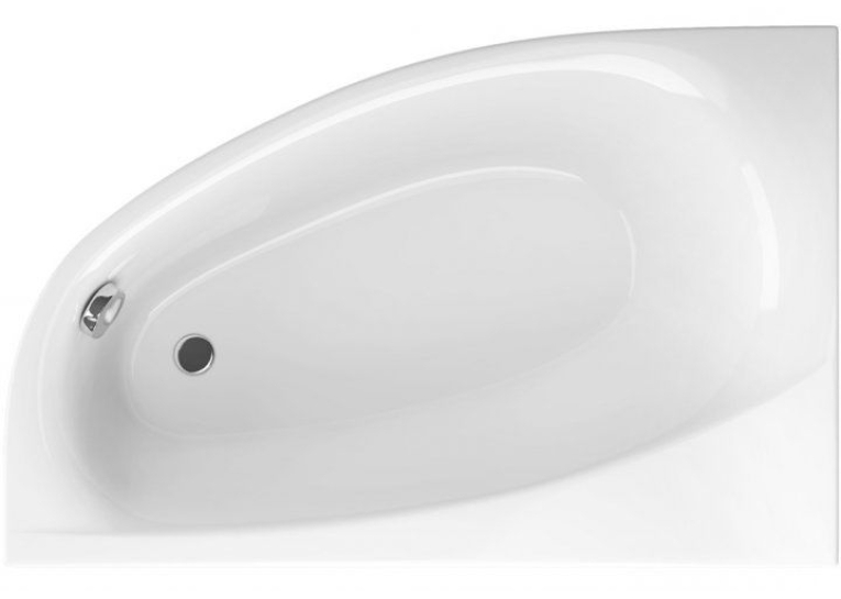 Ванна акрилова Radaway Naxia 170x110L з ніжками та сифоном WA1-33-170x110LS