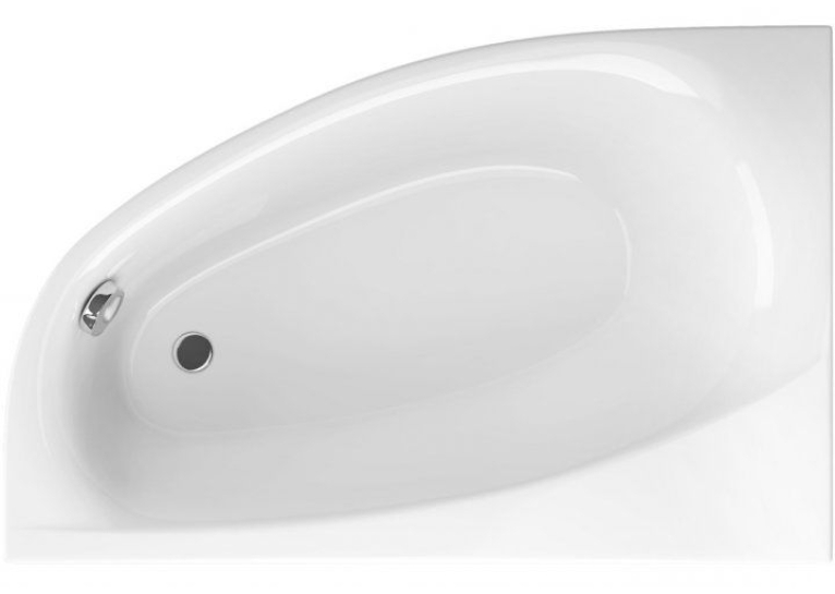Ванна акрилова Radaway Naxia 170x110L з ніжками та сифоном WA1-33-170x110LS