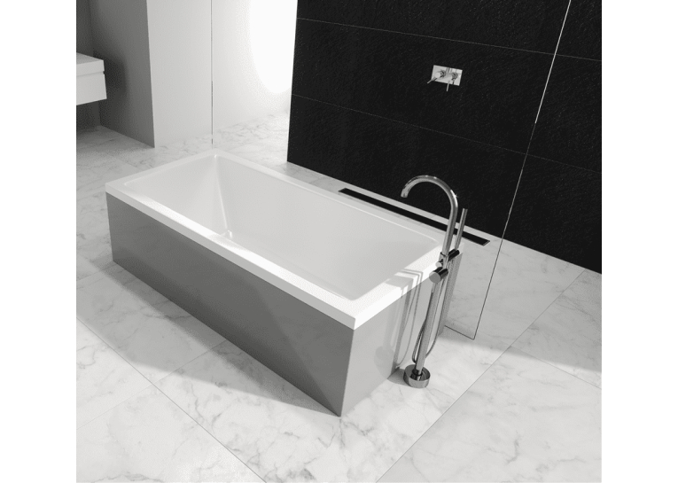  Ванна акрилова Radaway Mirella 140x70 см з ніжками та сифоном WA1-48-140x070S