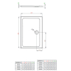  Душовий піддон Radaway Doros D 1200x800x50 білий SDRD1280-01
