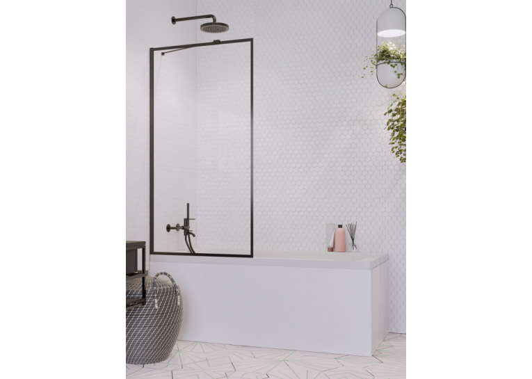 Шторка для ванны Radaway Idea Black PNJ Frame 800x1500 чёрный/frame 10001080-54-56