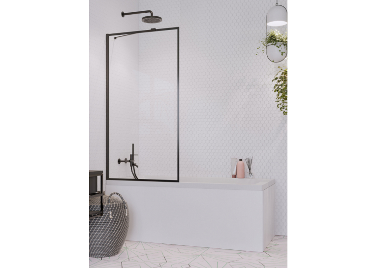  Шторка для ванни Radaway Idea Black PNJ Frame 800x1500 чорний/frame 10001080-54-56