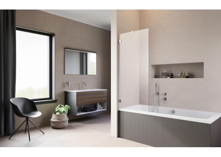 Шторка для ванны Radaway Essenza Pro PNJ II 700x1500 хром/прозрачное стекло 10101070-01-01