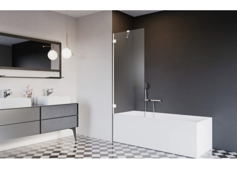 Шторка для ванны Radaway Essenza Pro White PNJ II 700x1500 белый/прозрачное стекло 10101070-04-01