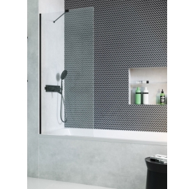 Шторка для ванны Radaway Modo PNJ II 700x1500 чёрный/прозрачное стекло 10006070-..