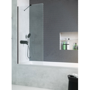 Шторка для ванны Radaway Modo PNJ II 700x1500 чёрный/прозрачное стекло 10006070-54-01