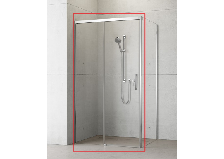 Душевая дверь RADAWAY Idea KDJ 1200Lx2005 хром/прозрачное стекло 387042-01-01L