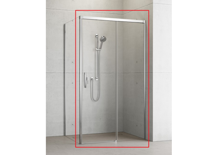  Душові двері RADAWAY Idea KDJ 1200Rx2005 хром/прозоре скло 387042-01-01R