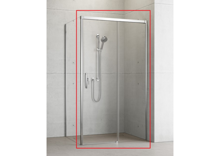  Душові двері RADAWAY Idea KDJ 1200Rx2005 хром/прозоре скло 387042-01-01R