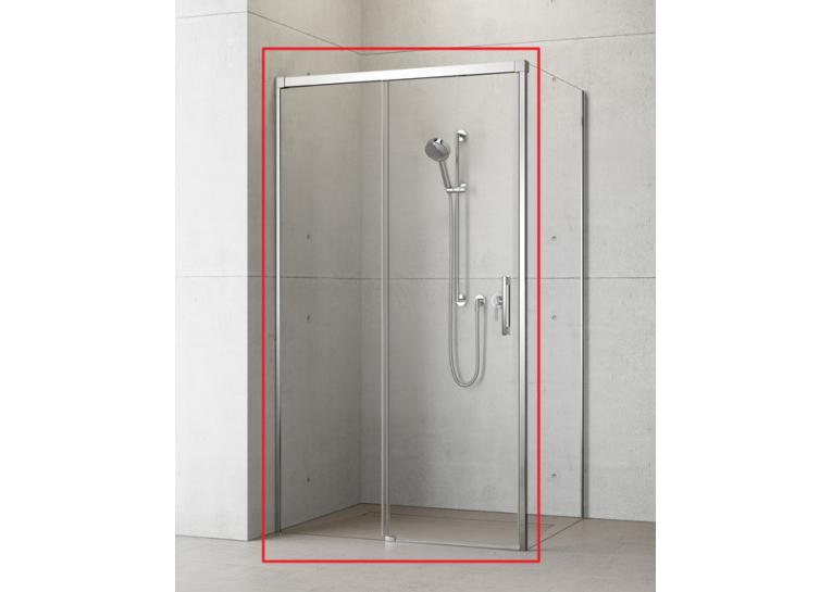 Душові двері RADAWAY Idea KDJ 1500Lx2005 хром/прозоре скло 387045-01-01L