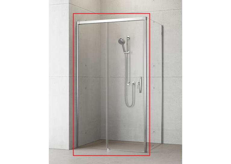 Душевая дверь RADAWAY Idea KDJ 1500Lx2005  хром/прозрачное стекло 387045-01-01L