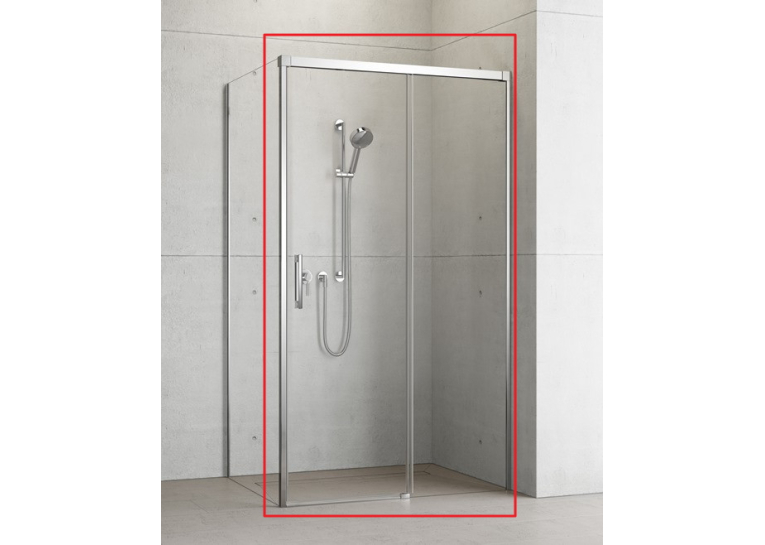 Душевая дверь RADAWAY Idea KDJ 1500Rx2005 хром/прозрачное стекло 387045-01-01R