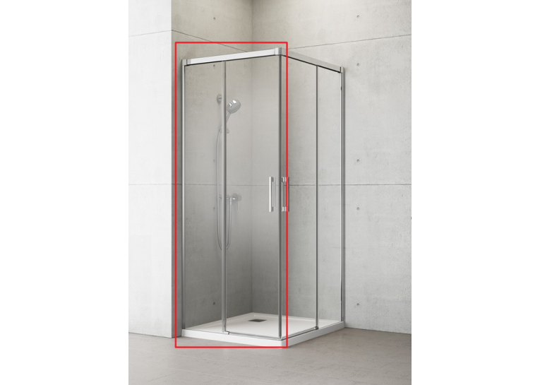  Душові двері RADAWAY Idea KDD 1000Lx2005 хром/прозоре скло 387062-01-01L