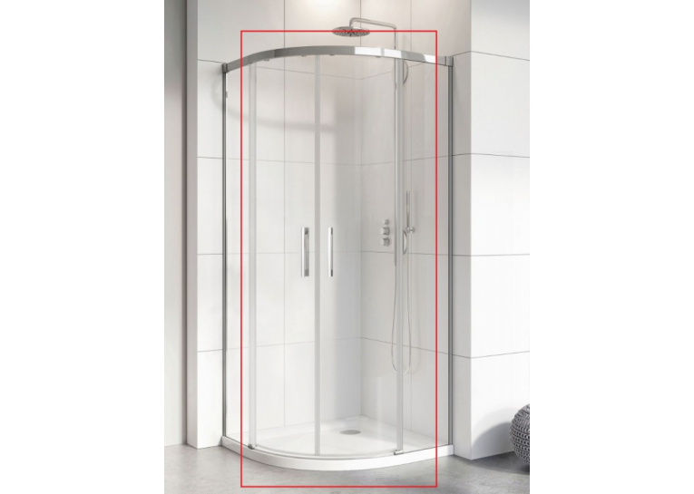 Душові двері RADAWAY Idea PDD 900x2000 хром/прозоре скло 387139-01-01